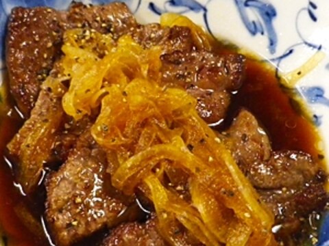 牛肉簡単玉ねぎマリネ